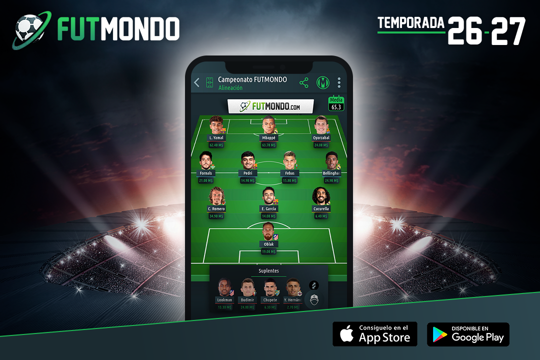 Futmondo ya está disponible en la Temporada 26-27